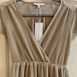 Baltic Born champagne bridesmaid dress special occasion dress size XS 00-4